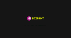 Desktop Screenshot of bizzprint.nl