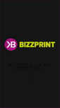 Mobile Screenshot of bizzprint.nl