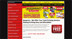 Desktop Screenshot of bizzprint.ie